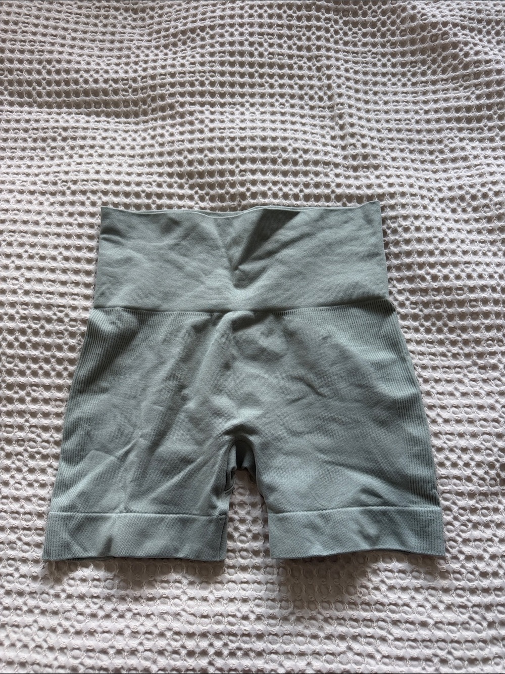 SET Active High-Waist Bike Shorts in Sage Green